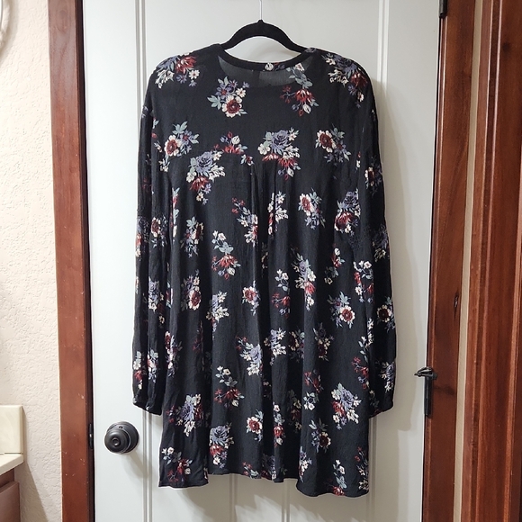 Free People LS Floral Dress - M - Picture 5 of 8
